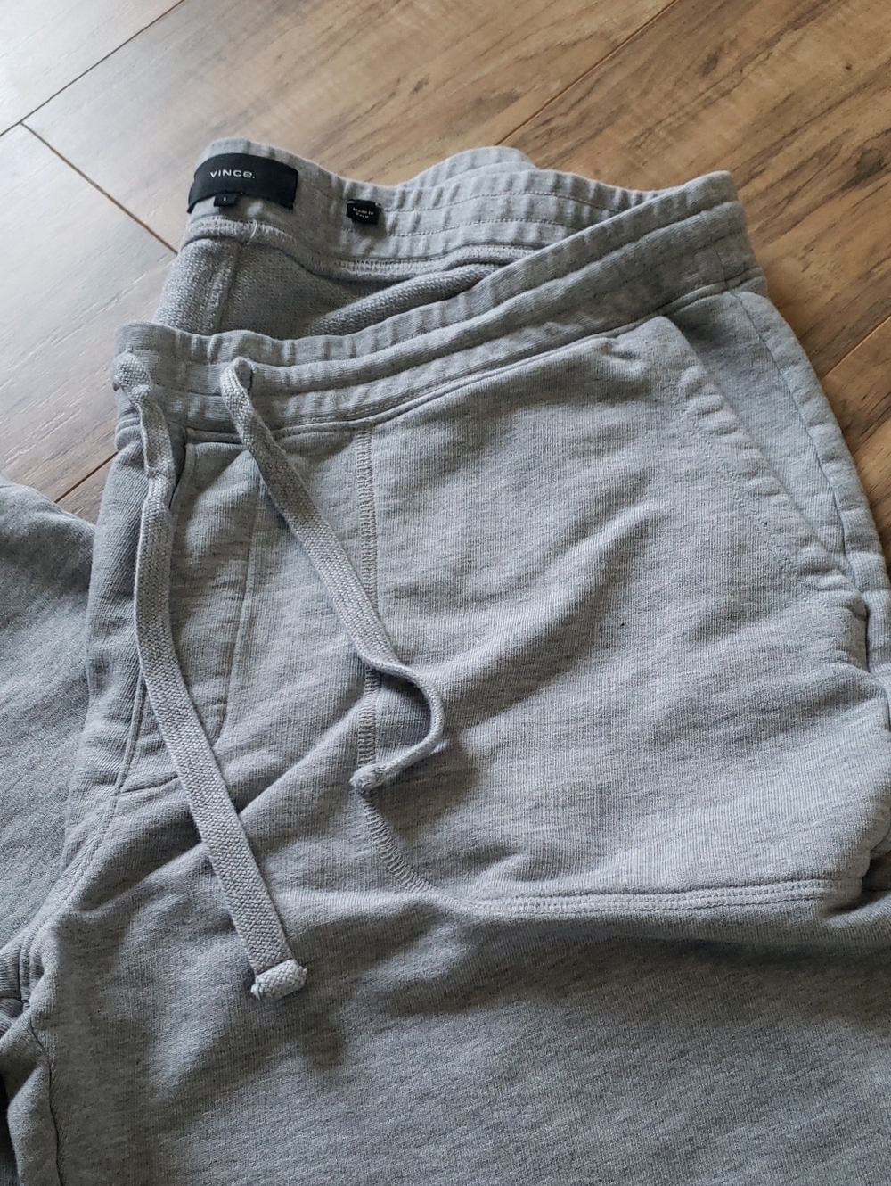 Vince Heather Gray Drawstring Joggers